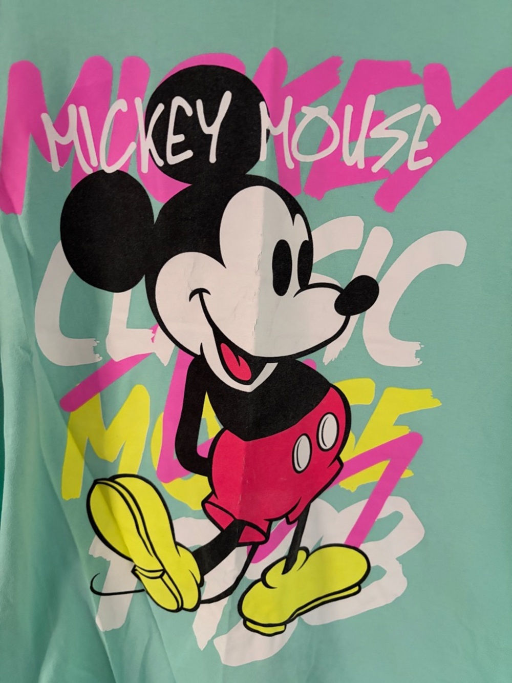 Disney Mint Graphic Mickey Mouse Tee - Picture 2 of 3